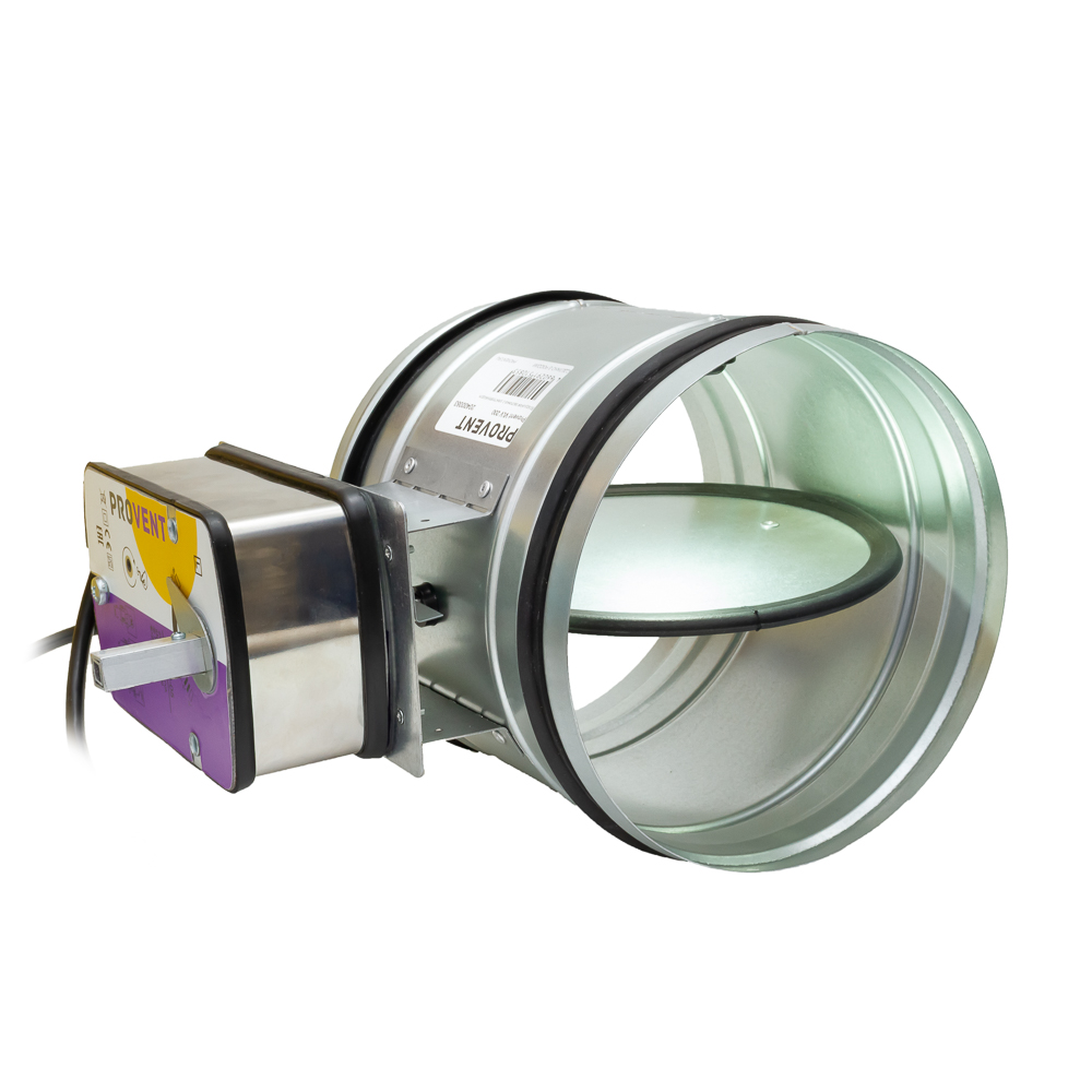 Provent VLV 125 клапан воздушный с электроприводом и возвратной пружиной