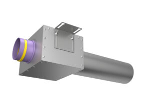 Provent VPDL 125/90×1 адаптер (пленум) прямой круглый на 1 выход (L=400)