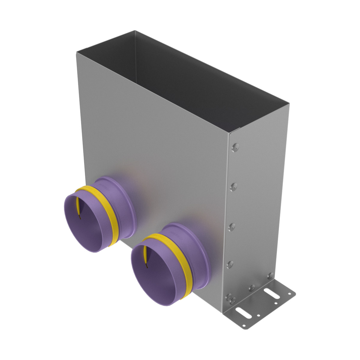 Provent VPF 300x100/90×2 адаптер (пленум) напольный на 2 выхода