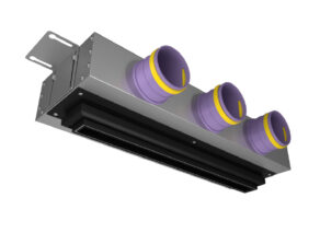 Provent VPND 500х25/90x3 щелевой диффузор для натяжного потолка с КСД на 3 выхода