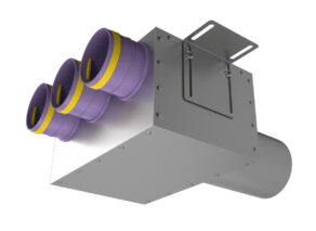 Provent VPD 125/75×3 адаптер (пленум) прямой круглый на 3 выхода