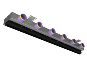 Provent VPNDG 1500х25/75х6 щелевой диффузор для гипсокартона с КСД на 6 выходов