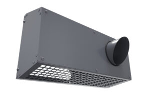 Provent IOS 160G решетка фасадная комбинированная приточно-вытяжная серая (RAL 7024)